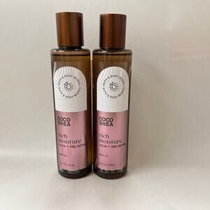 Bath & Body Works Coco Shea Coconut Rich Moisture Oil 2 Pack *Imperfect Labels**